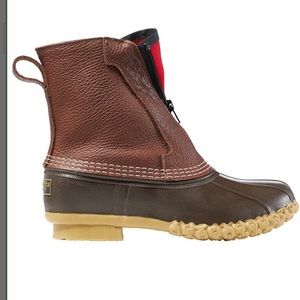 L. L. Bean women’s fleece lined front zip boots size 7 NWT